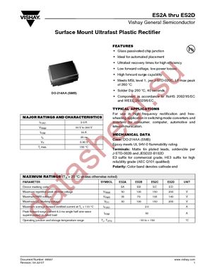 ES2B-E3/52T datasheet  